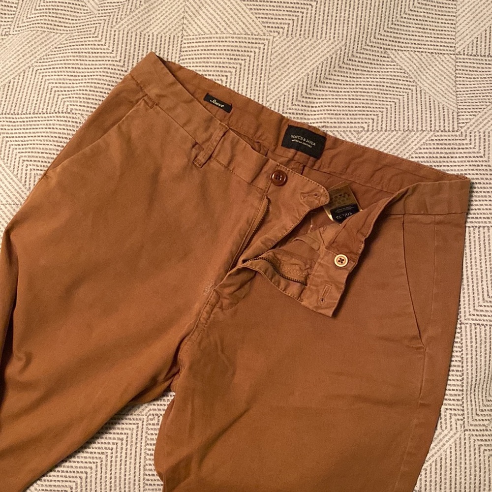 Scotch & Soda caramel chinos